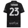 Maillot de Supporter AC Milan Fikayo Tomori 23 Quatrième 2023-24 Noire Pour Homme
